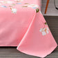 Bedding: 3 Large Sheets, Used for Large Sheets, Letter Printing Plate, with Pillowcase, Cotton Fabric Is Comfortable, Breathable and Washable