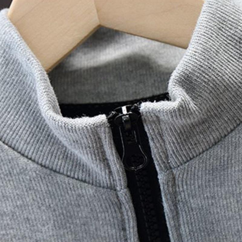 Boys' Autumn Suits Boys' Sports Children's Spring Autumn Korean Version of The Sweater Autumn and Winter Two-piece Suit