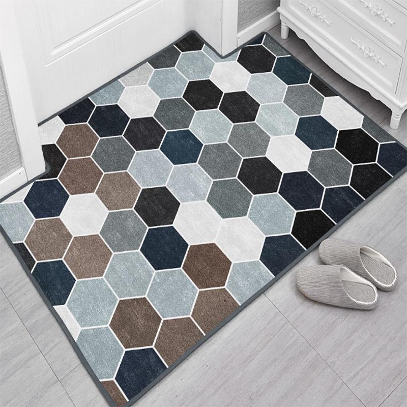 Door Mat Household Entrance Door Carpet Can Be Cut Non-slip Mat Kitchen Absorbent Floor Mat Door Mat Custom