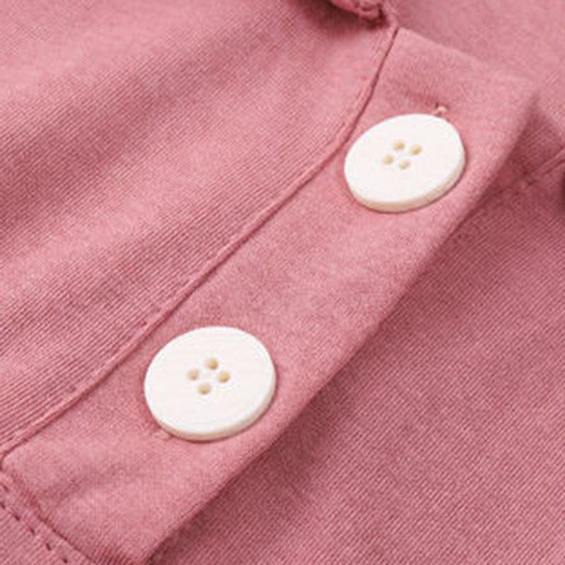 Short Sleeve T-Shirt Women Summer Loose Polo Collar Solid Color Top