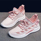 Plus Size 35-40 Summer Women Sneakers Students Knitting Breathable Running Basketball Shoes Shockproof Non-slip Pink Shoes