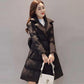 Cotton-padded Jacket Women's Mid-length Loose A-line Skirt Waist Down Padded Jacket Padded Jacket Winter Jacket