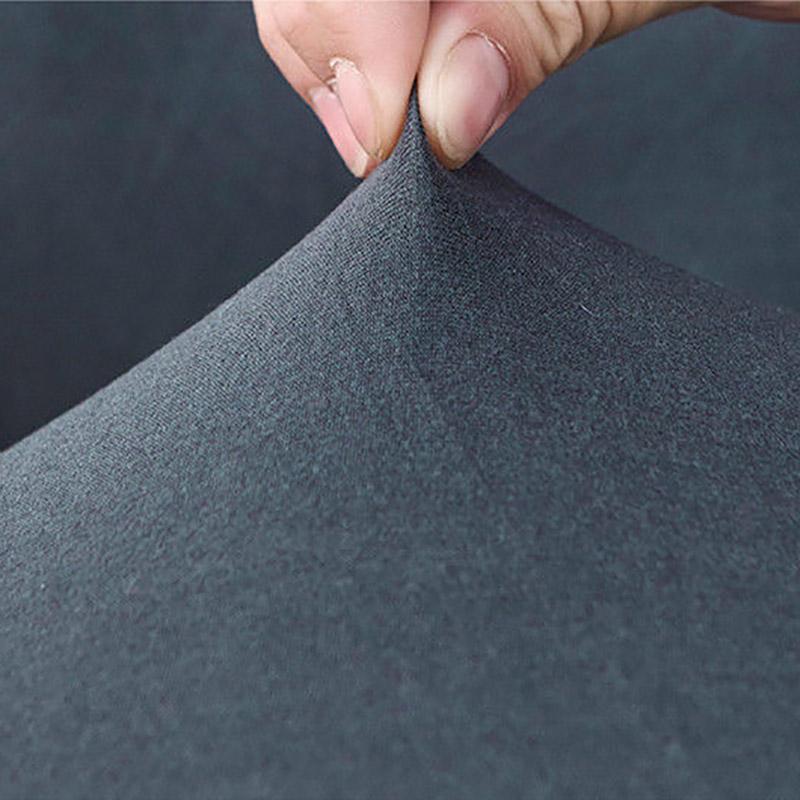 2pcs Elastic Chair Cover Fabric Simple Home Dining Chair Cushion Cover Stool Back Dining Table Hotel One-piece Chair Cover