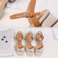 All-match Word Buckle Flip Flops Women's Sandals Summer Platform Platform Shoes Student Flat Roman Shoes