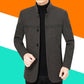 Autumn and winter Casual Middle-aged Men's Woolen Jacket Jacket Men's Short Thickened Mature Men Must-have Jacket