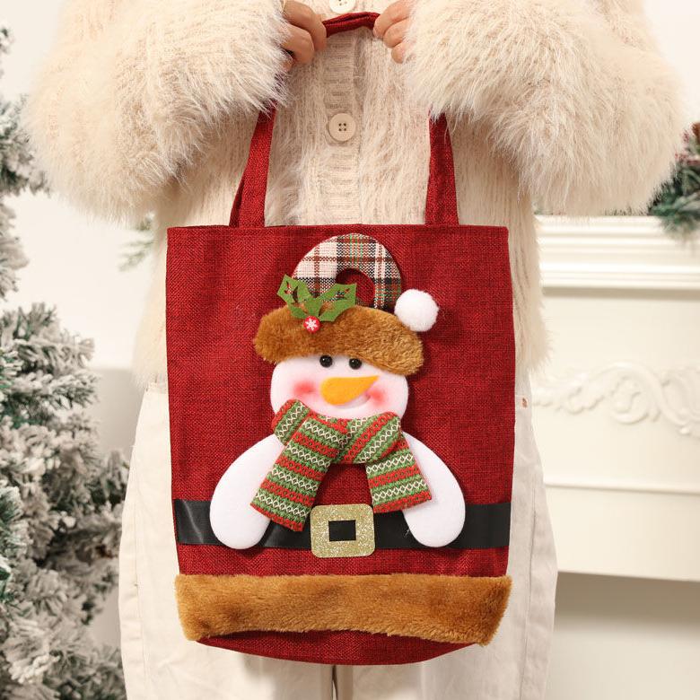 Christmas Gift Handbag Apple Bag Children's Christmas Gift Bag Lovely Cartoon Apple Bags
