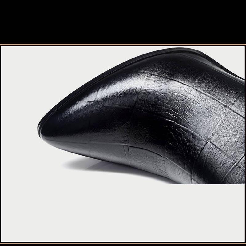 High Heels Women Ankle Boots Pointed Toe Zip Footwear Leather Female Boot Shoes Woman Winter