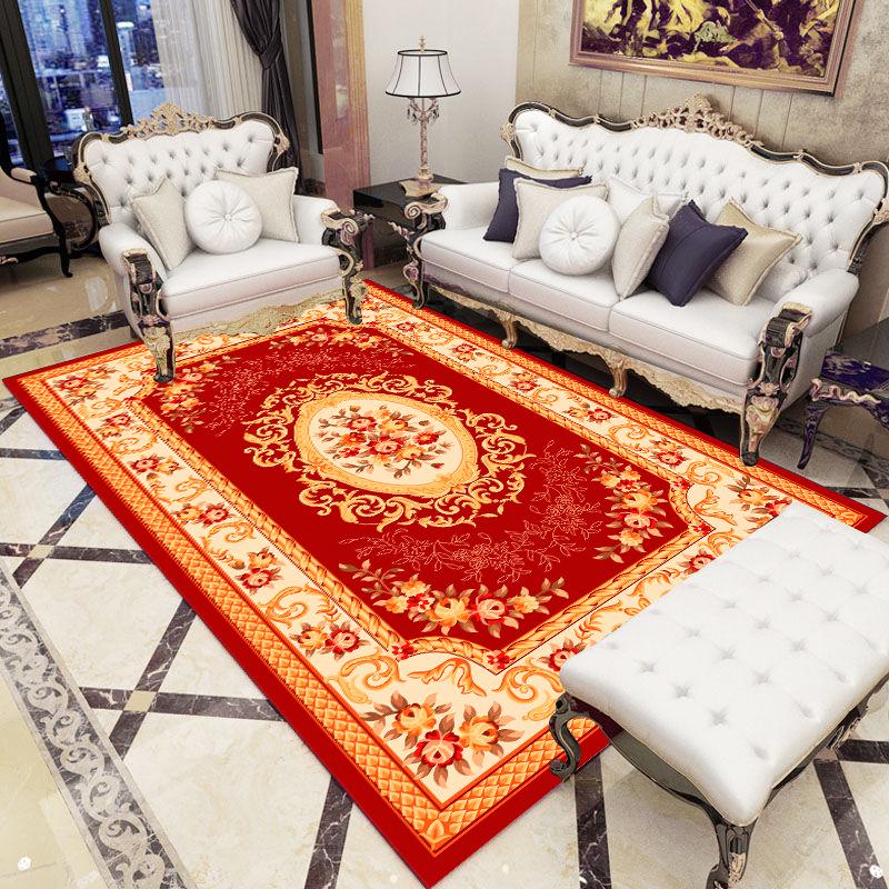 European Carpet Modern Anti-slip Pad Large Area Carpets for Living Room Rug Bedroom Decorate Rugs