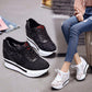 Women Mesh Lace Summer Shoes Platform Wedges Slip On Sneakers Breathable Shoes