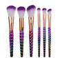 Best Deal Professional 6 PC Makeup Brush Suit Tools Sector Brush Makeup Tools Toolsorganizer Makeup