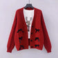 Autumn Korean Loose Bow Knot Twist College Wind Knit Sweater Student Sweater Cardigan Jacket Women