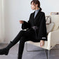 Thickened and Cotton Double-sided Woolen Coat for Women In The Long Section of Winter Slimming Cloak-style Woolen Coat with Belt