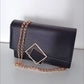 Women Box Bag Casual Clutch Purse Shoulder Crossbody Bags Smooth Leather