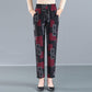 Women's Pants Middle-aged and Elderly Stretch Casual Pants Mother Pants Large Size Elastic High-waist Straight-leg Pants Elderly Women's Pants