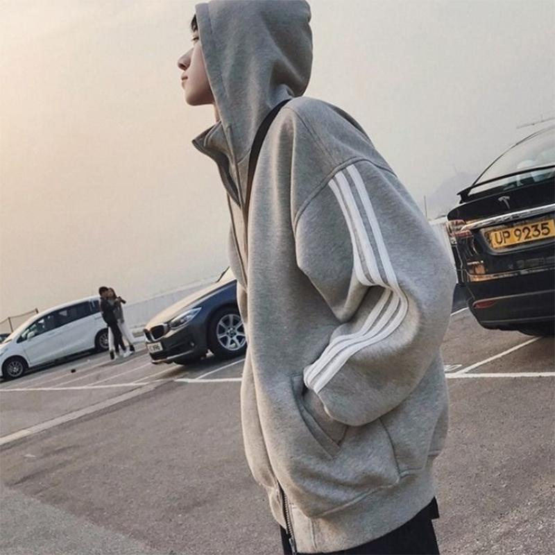 Sweater Men's Hooded Sweatshirts Autumn Slim Warm Jacket Korean Loose Hedging Couple Jacket Outwear