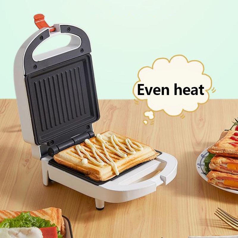 680W Sandwich Making Machine Frying and Grilling Machine Waffle Maker Kitchen Supplies for Breakfast
