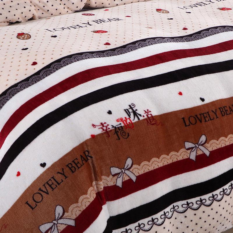 Flannel Pillow Case Pair of Adult Student Coral Fleece Pillow Case Pillow Case