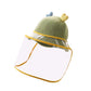 Baby Out Protective Cover Baby Anti Droplet Cap Winter Children's Mask Wool Protective Cap Wind Proof Detachable
