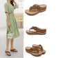 Women 'S Sandals Summer Wedge Slippers Shoes Vintage Flip Flops Female Ladies Woman Sandals Lady Casual Slides