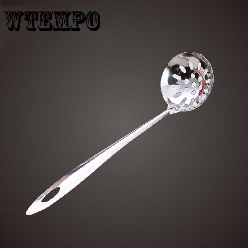 Brand Stirring Spoon Colander Spoon Soup Kitchen Tools Stainless Steel Strainer Spoon
