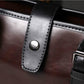 Business briefcase men crazy horse leather zipper waterproof handbag shoulder bag computer bags