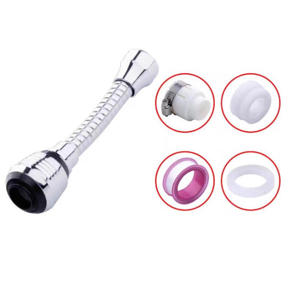Kitchen Gadgets 2 Modes 360 Rotatable Bubbler High Pressure Faucet Extender Water Saving Bathroom Kitchen Accessories Supplies