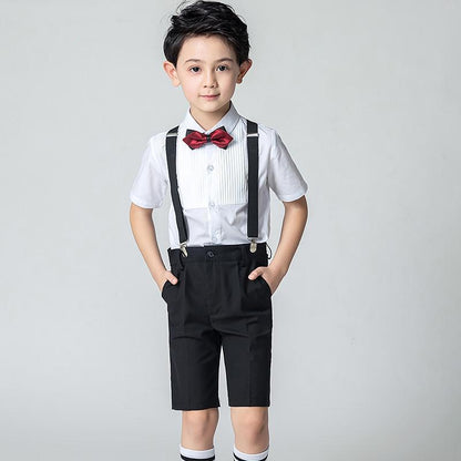 Children's Dresses Boys Flower Girls Boys Costumes Piano Suits Suits Small Host Suits Wedding Summe