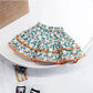 Autumn Spring Summer Casual Girls' Skirts Retro Style Floral Stretch Short Skirt Pleated Skirts Playful Style Sweet Style