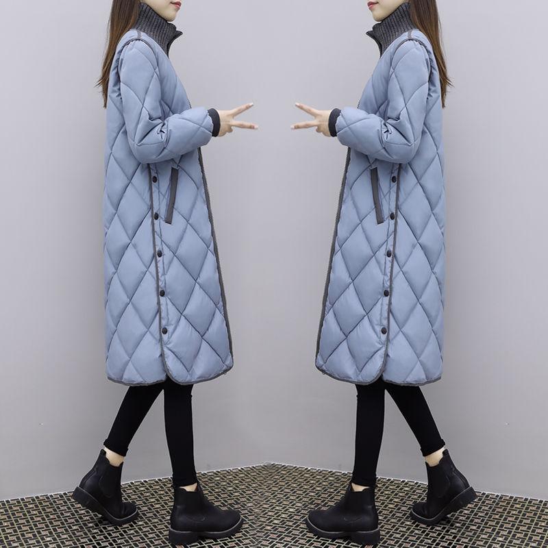 Women's Autumn and Winter Women's Lightweight Mid-length Korean Style Loose Large Size Fashionable Cotton Jacket
