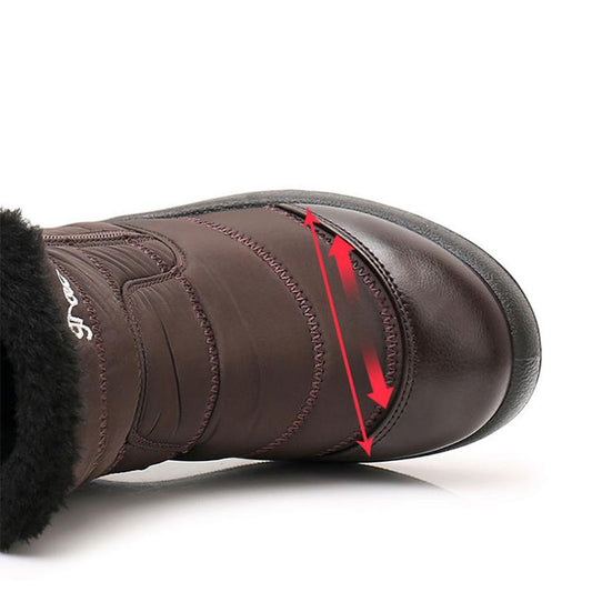 Women's Cotton Shoes Winter Snow Boots Plush Thick Warm Short Boots Soft-soled Cloth Shoes