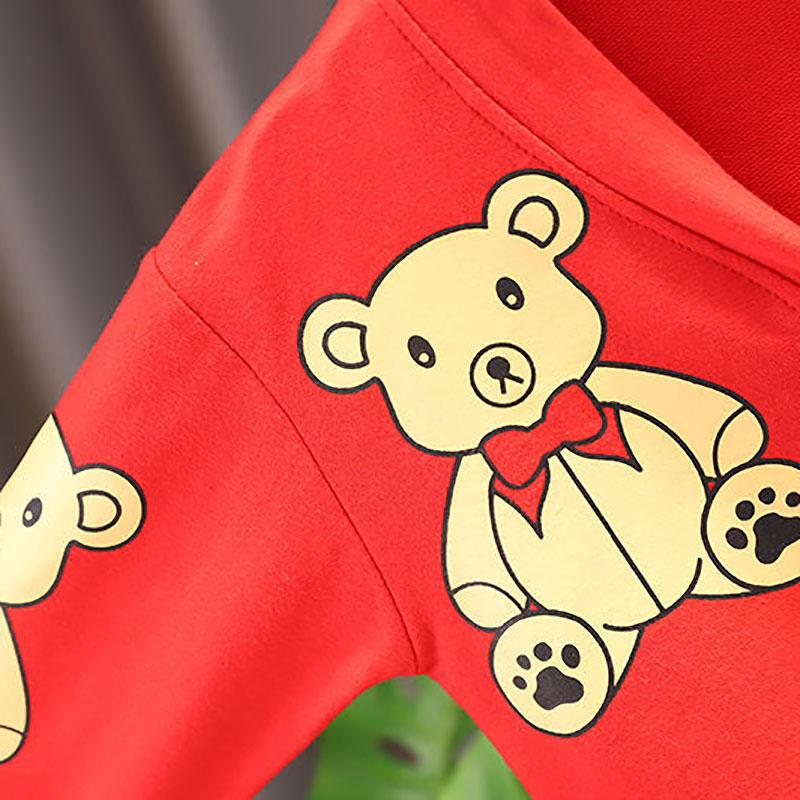Boys and Girls Spring and Autumn Suits 1-5 Years Old Sweatshirt Shirt Suit Casual Suit Home Service Three-piece Sets