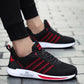 Couples Sports Shoes Fashion Women Flying Woven Mesh Breathable Non-Slip Wear-Resistant Cushion Sneakers Men's Vulcanize Shoes