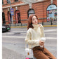 Autumn Winter Turtleneck Rabbit Villus Sweater Simple Women Long-sleeved Slim Sweaters