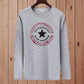 Men's Slim Clothing Spring and Autumn Long Sleeve T-Shirt Men's Round Collar Cotton Knit T-Shirt