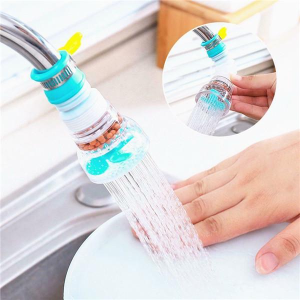 2Pcs Extensible Effective Ceramic Faucet Filter Tap Water Purifier Medical Stone Filtration Filter Impurities Germs