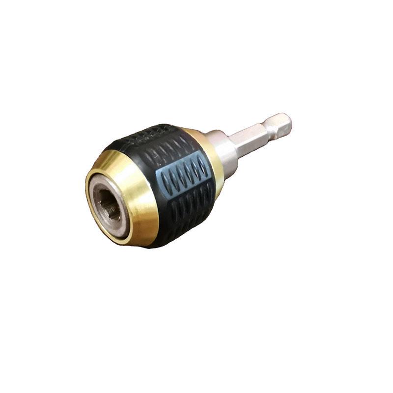 60mm Hex Handle Quick Coupling 6.35mm Change Joint Electric Hand Drill Three Claw Turn 1/4 Inner Hex Self-locking Connecting Rod