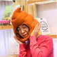 Funny Poop Plush Headgear Cute Kids Warm Big Hat Lovely Soft Plush Gifts