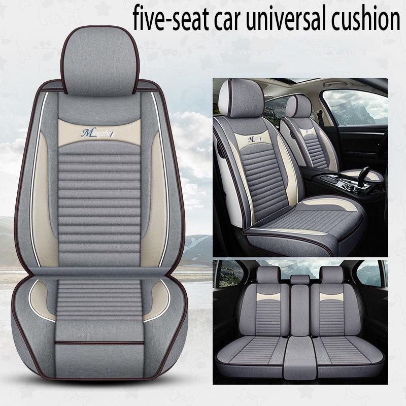 Five-seater car seat cushion Car seat cushions, car seat covers, fabric seat covers