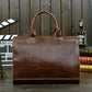 Business Briefcase Men Retro Clamshell Large Capacity Crossbody Bags Waterproof Handbag Computer Bag