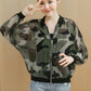 Chiffon Jacket Summer Thin Loose Camouflage Long-sleeved Sun Protection Clothing Female Bat Shirt Short Baseball Uniform