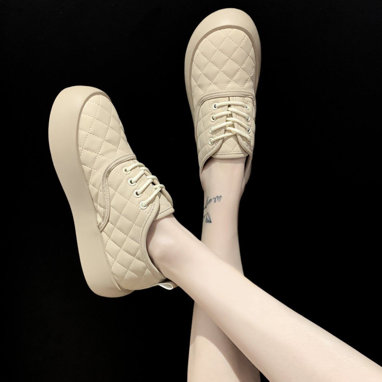 Cotton Shoes Women's Winter Fashion All-match Plus Velvet One-step Warm Shoes