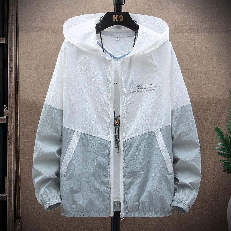 Summer Men's Jacket UV Protection Ultra-thin Student Jacket Breathable Sunscreen Clothing
