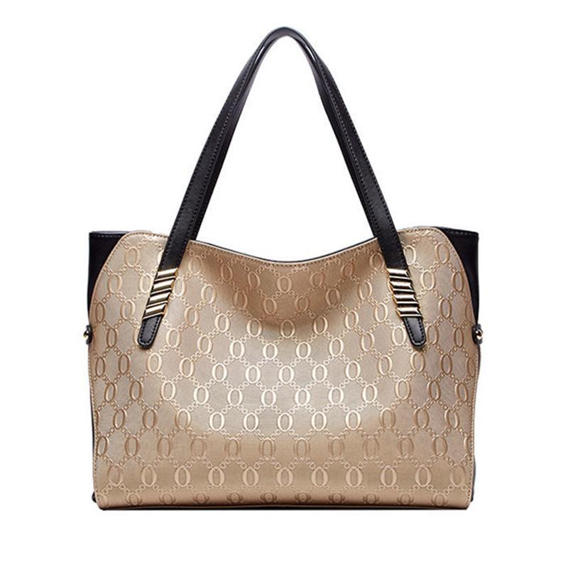 Temperament Bag Women Casual Leather Handbag Women Fashion Large Capacity All-match Shoulder Bag Women Leather Big Bag