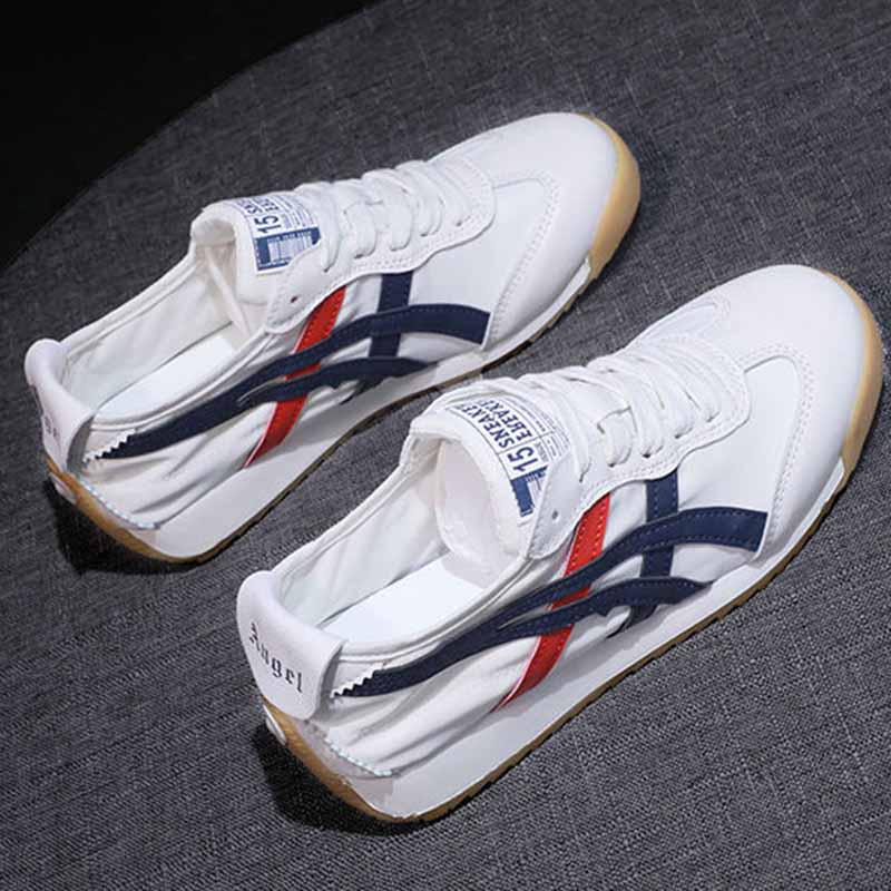 Plus Size 35-40 Summer Women Mesh Sneakers Breathable Running Basketball Shoes Students Shockproof Non-slip White Shoes