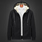 Men's Sweater Autumn and Winter Hooded Loose Plus Velvet Thickening Men's Casual All-match Jacket