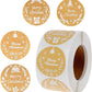 500 Christmas Stickers/roll Kindergarten Baby Bonus Stickers Students Decorate Christmas Gift Box Gift Stickers