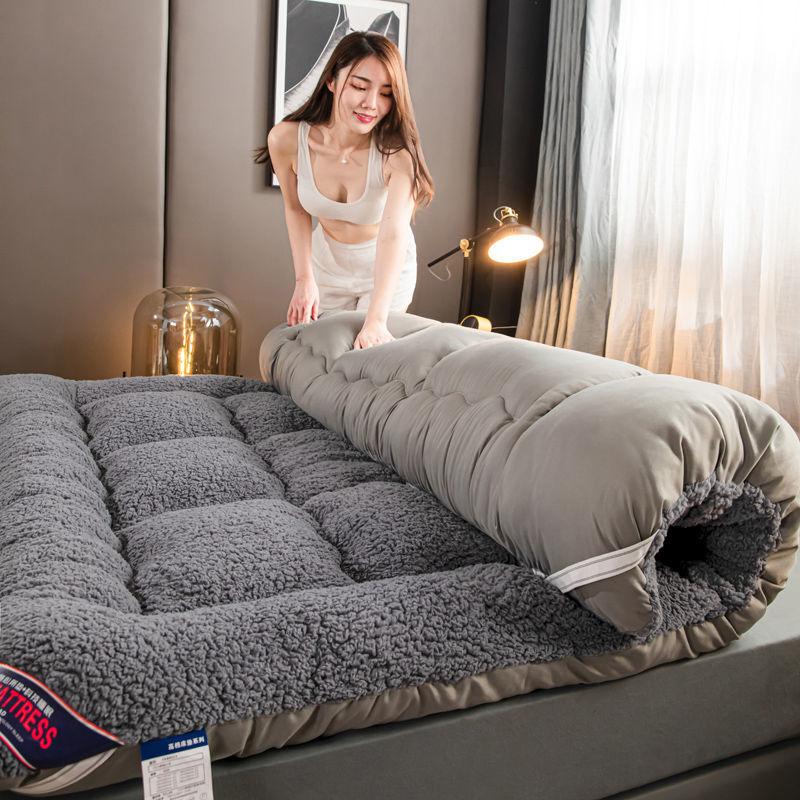 Thickened Lamb Velvet Soft Mattress Non-slip Foldable Student Dormitory Sleeping Pad