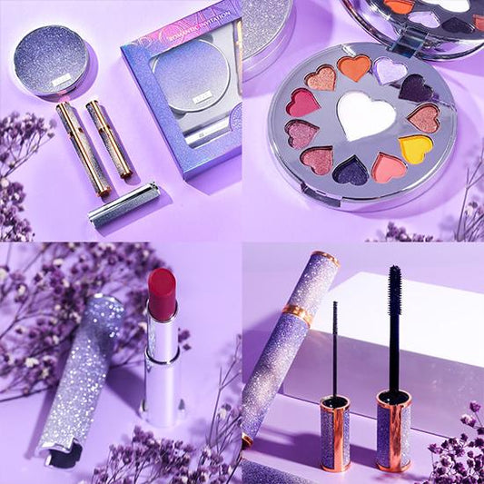 Cosmetic Makeup Gift Box 12 Color Eyeshadow Powder Mascara Lipstick Makeup Kit