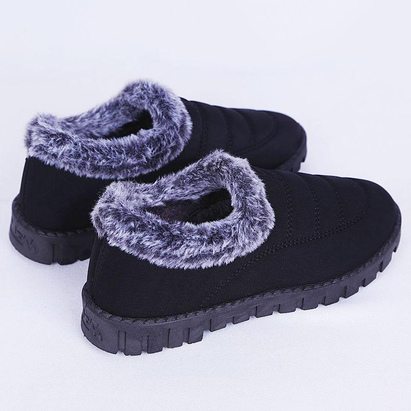 Cotton Shoes Women Winter Warm Plus Velvet Thick Non-slip Cotton Shoes Snow Boots Mother Cloth Shoes