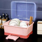 Cupboard Storage Tableware Cabinet Kitchen Shelf Cutlery Storage Box